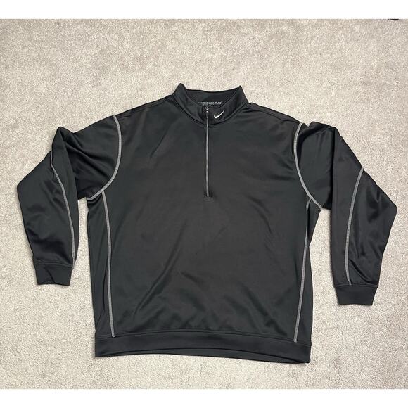Nike Golf Therma Fit 1/4 Zip Men’s Size XL Black - Picture 1 of 8